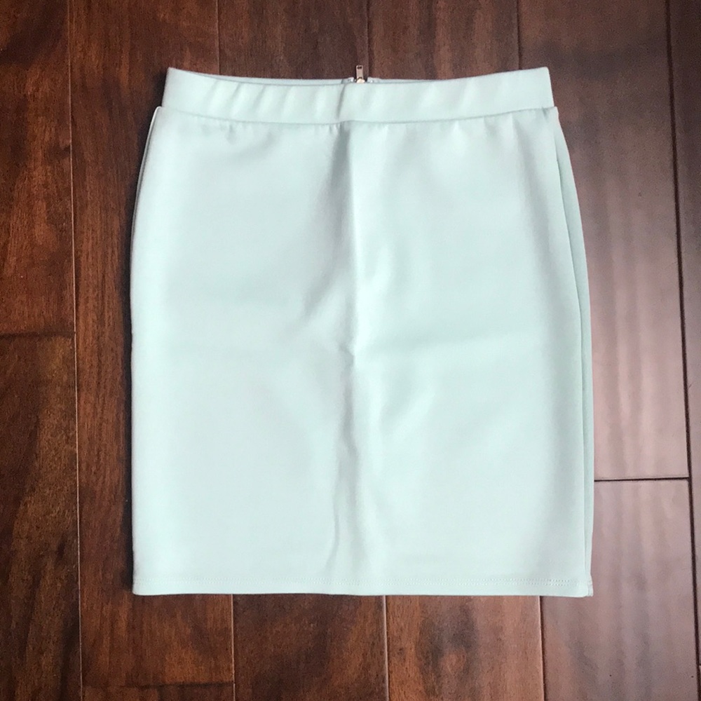 Light AquaBlue Bodycon Skirt